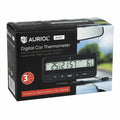 Termómetro Digital para Coche con Reloj y Alerta de Heladas | Auriol