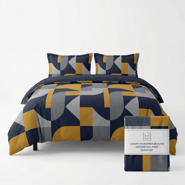 Ropa de Cama Microfibra Estampado Moderno Novitesse