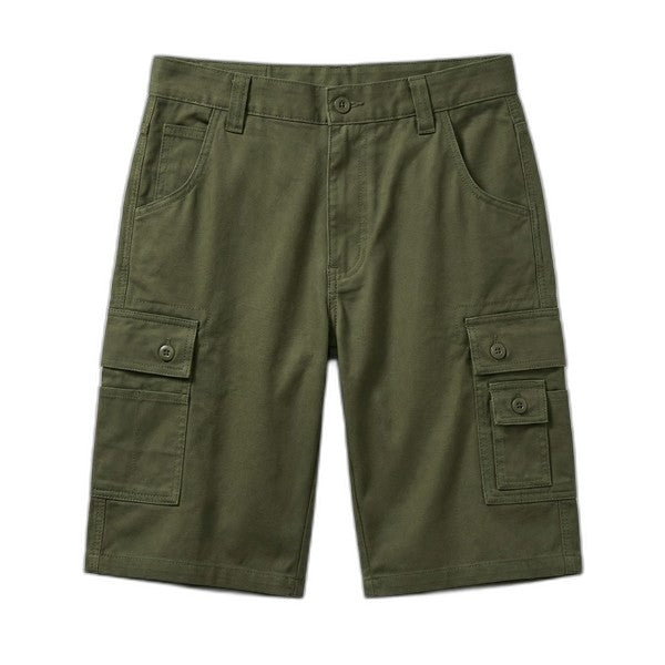 Short de Trabajo Cargo Verde Militar - Talla 56 Regular Fit | TopCraft Workwear