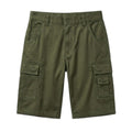 Short de Trabajo Cargo Verde Militar - Talla 56 Regular Fit | TopCraft Workwear