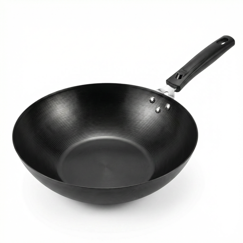 Wok Antiadherente 30cm - Gran Capacidad Compatible Inducción