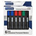 Pack 6 Rotuladores Permanentes Expertiz
