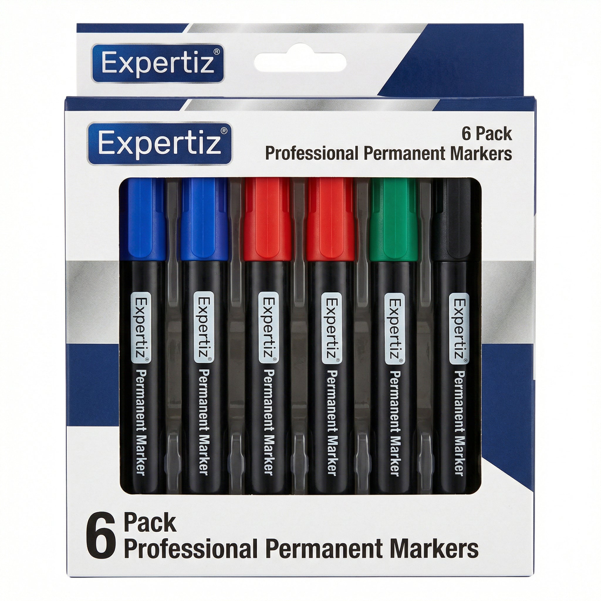 Pack 6 Rotuladores Permanentes Expertiz