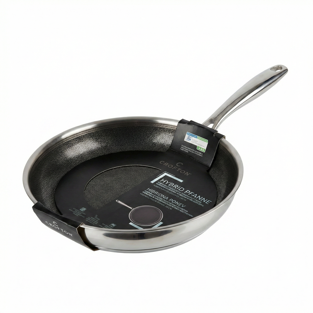 Sartén Híbrida Crofton 28cm - Acero Inoxidable + Cerámica Antiadherente