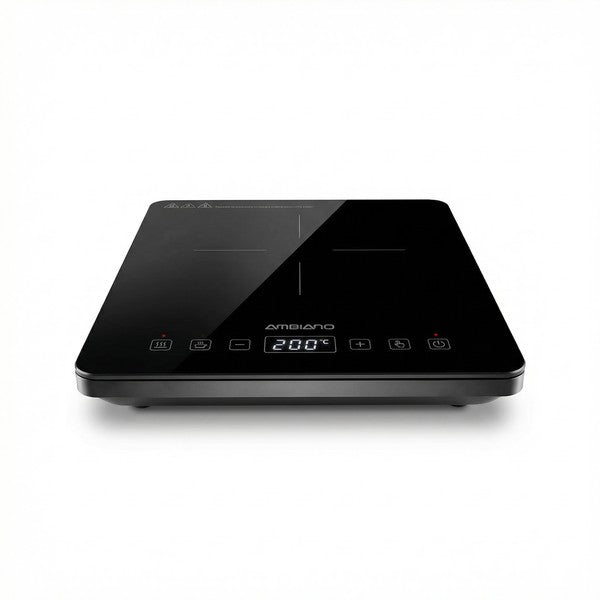 Placa de Inducción Portátil 2000W - 6 Programas Panel Táctil | Ambiano