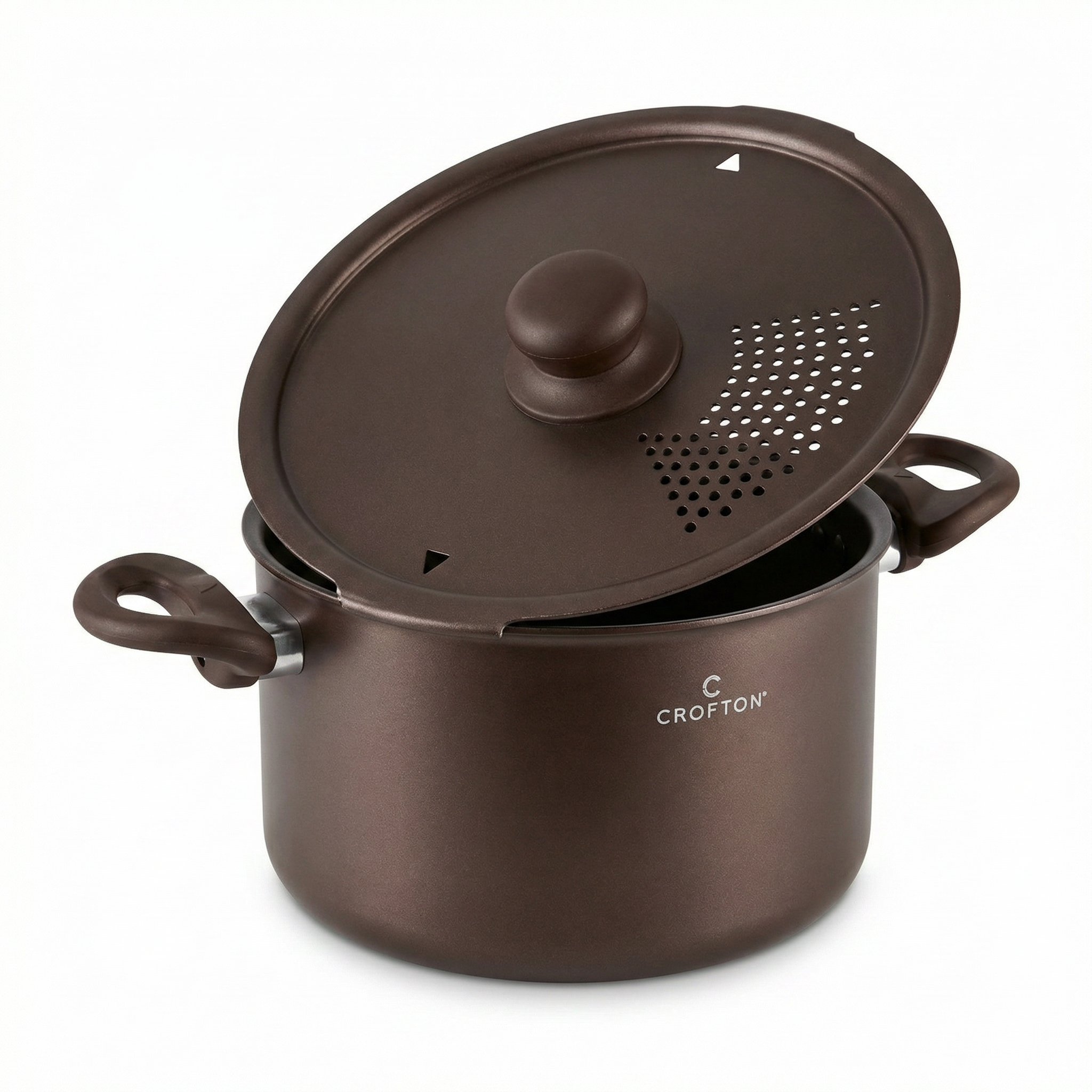 Olla para Pasta Crofton con Tapa Colador - Aluminio ILAG