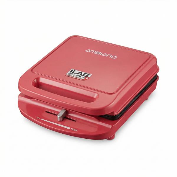 Gofrera para Gofres Belgas 1000W - Antiadherente ILAG | Ambiano