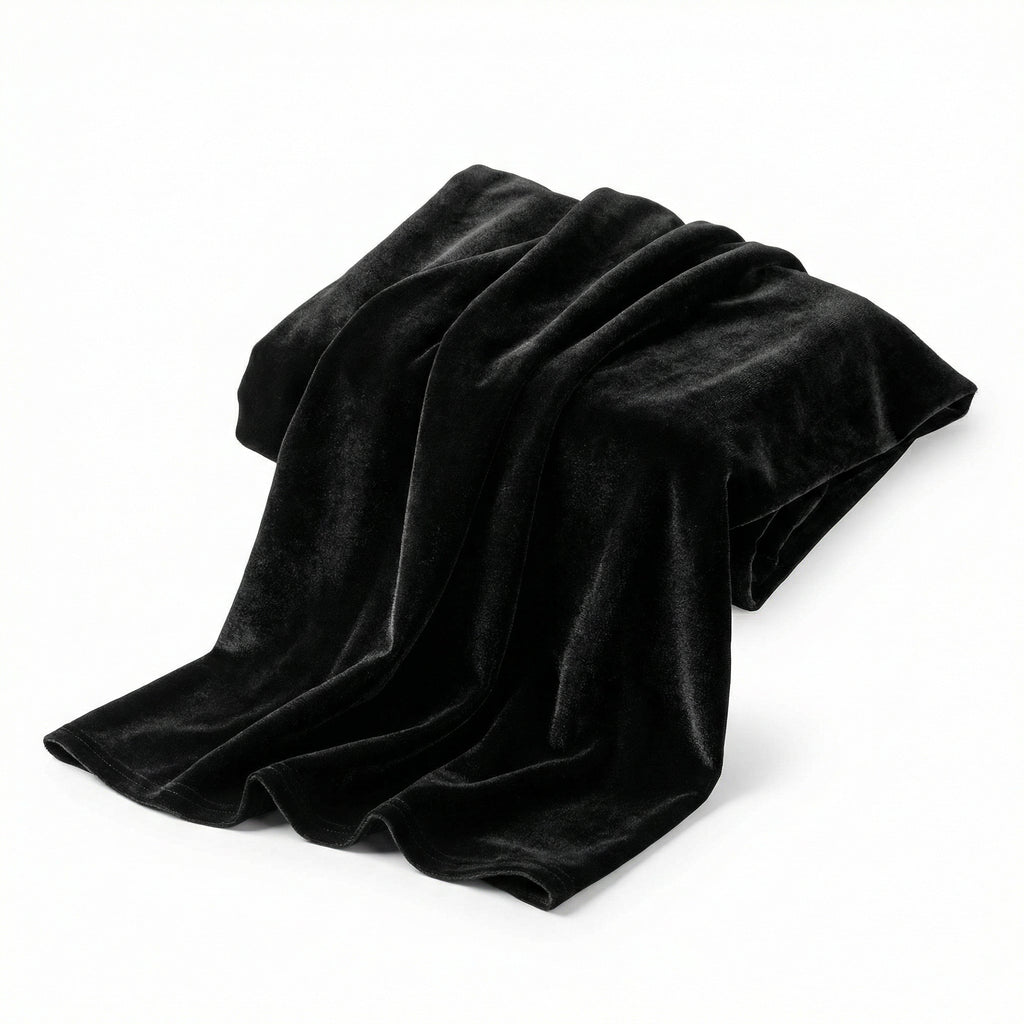 Mantel de Terciopelo Negro Home Creation
