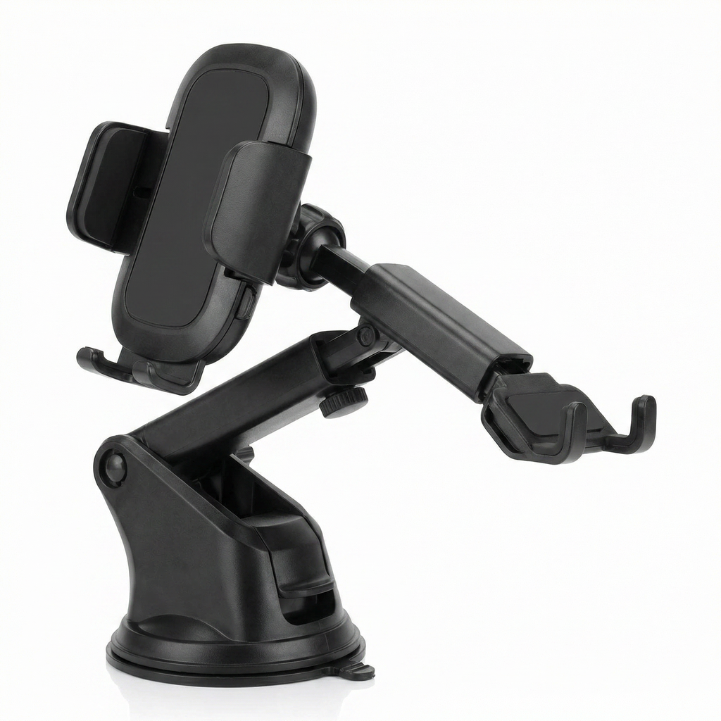 Soporte de Móvil para Coche - Ventosa y Brazo Articulado 360°
