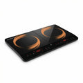 Placa de Inducción Doble 3500W - 2 Fuegos 10 Programas Panel Táctil | Ambiano