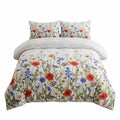 Ropa de Cama Microfibra Flores Multicolor Novitesse