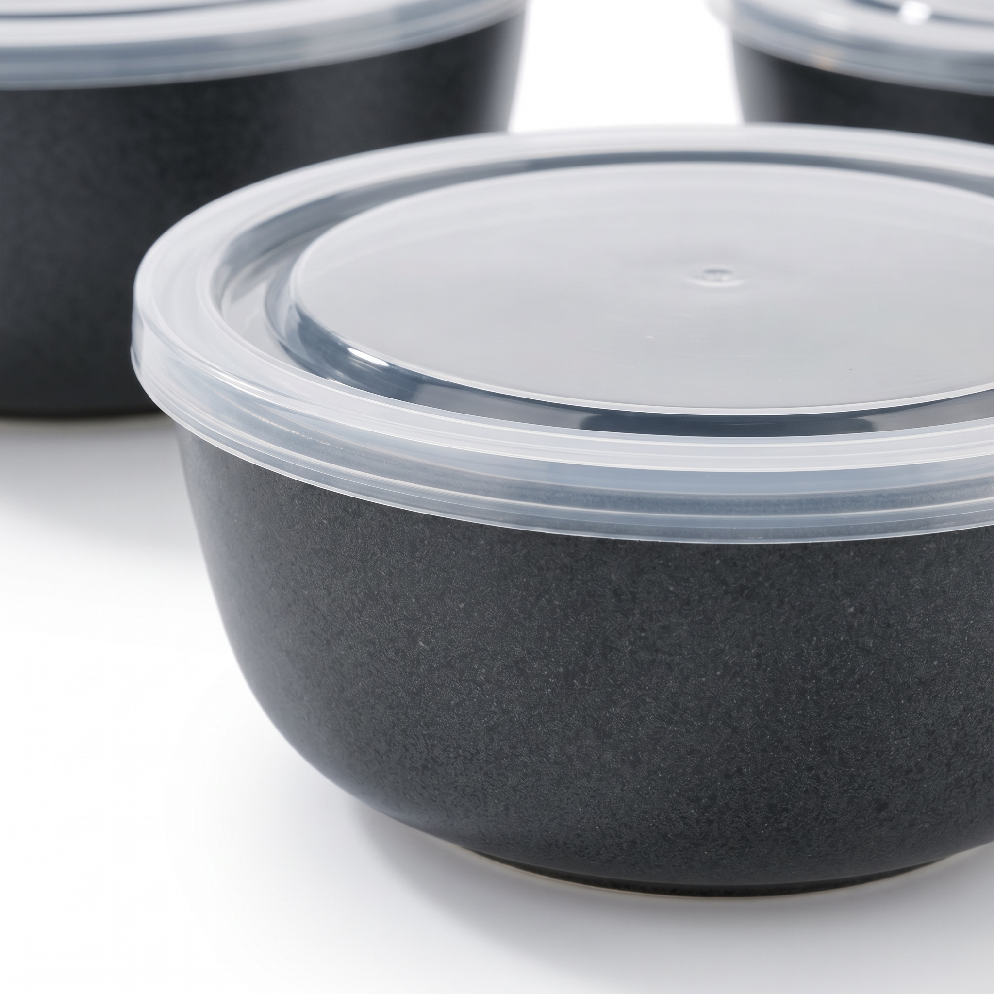 Set 3 Boles con Tapa SilverCrest - Gris Antracita (3,4L + 2,2L + 1,3L)