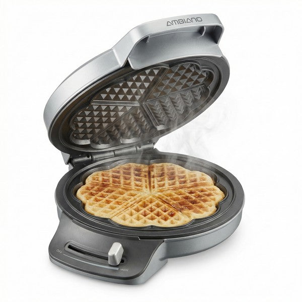 Gofrera con Forma de Corazón 1200W - Antiadherente ILAG Swiss | Ambiano