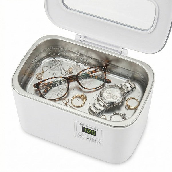 Limpiador Ultrasónico Digital - Gafas, Joyas y Relojes | Ambiano