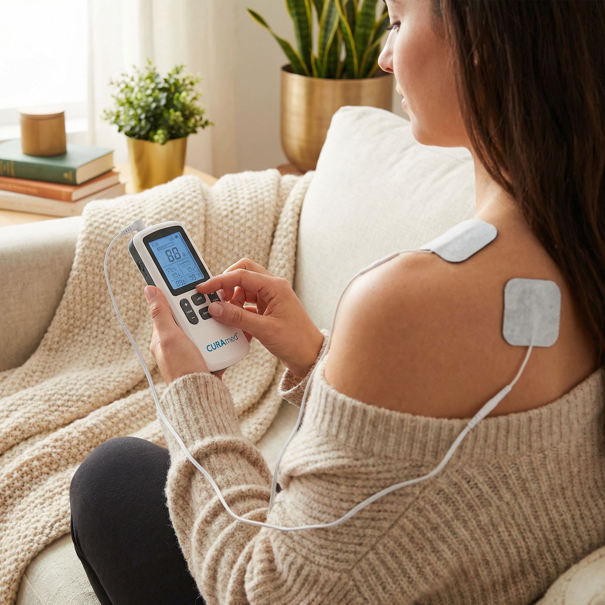Electroestimulador TENS/EMS y Masaje CURAmed