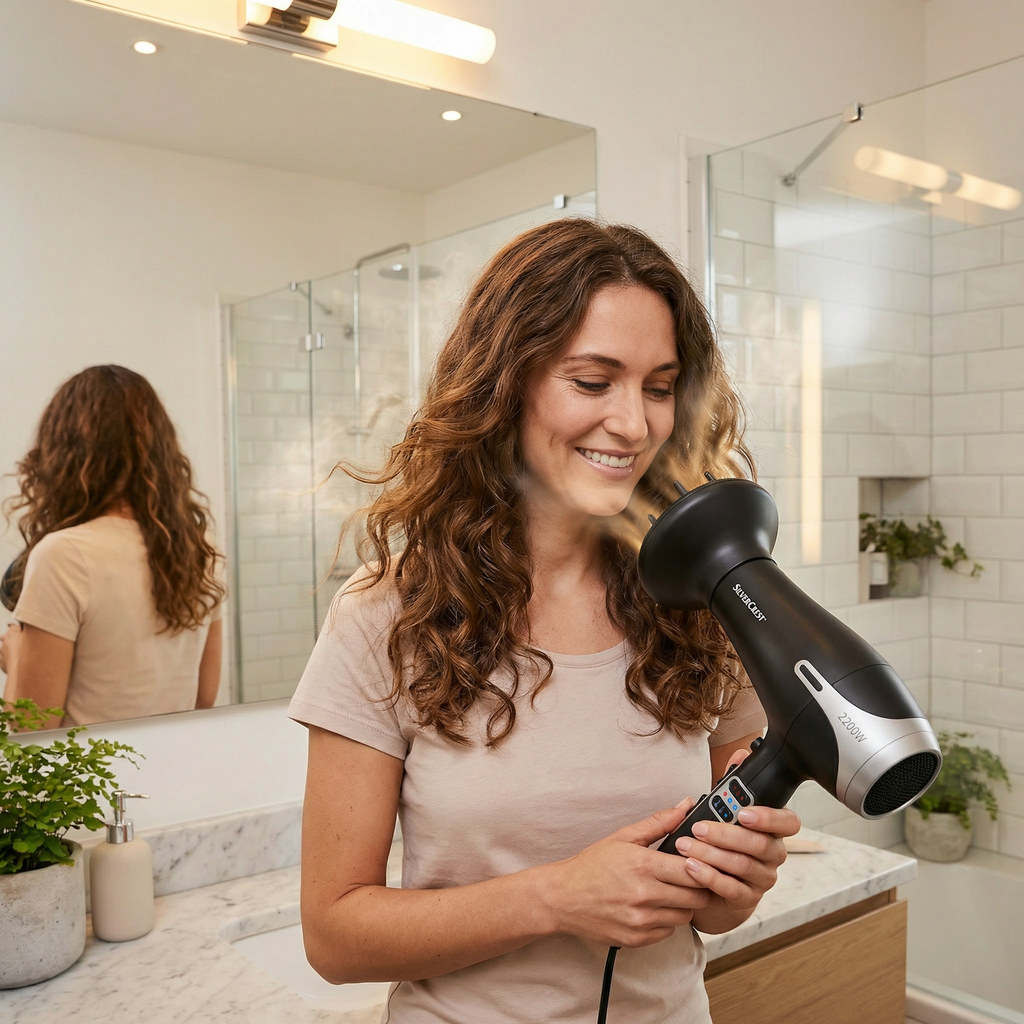 Secador de Pelo SilverCrest SHT 2200 F4 - 2200W con Difusor