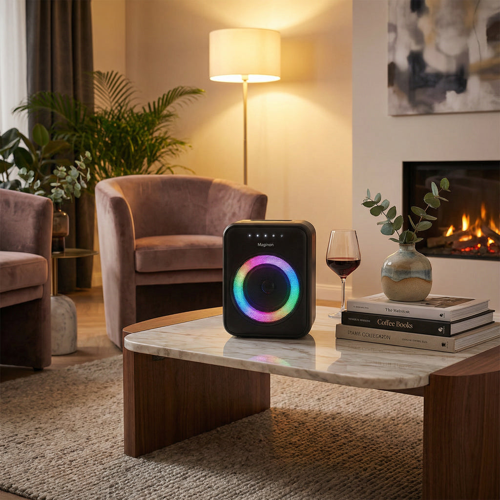 Altavoz Party Soundsystem PS-20 Maginon Bluetooth con Luces LED
