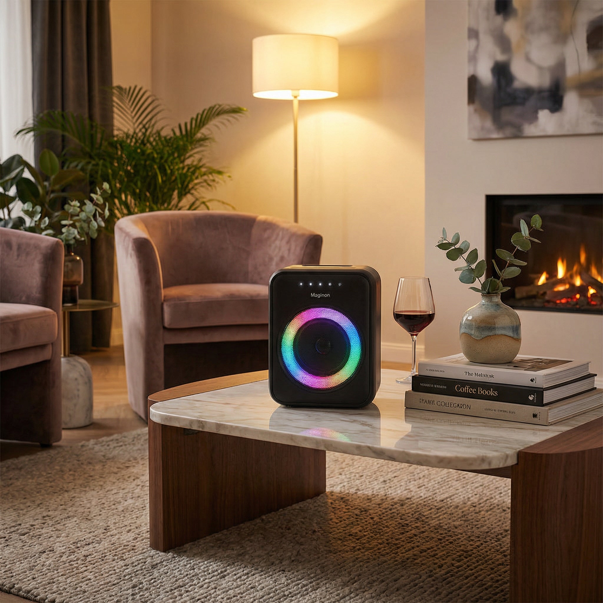 Altavoz Party Soundsystem PS-20 Maginon Bluetooth con Luces LED