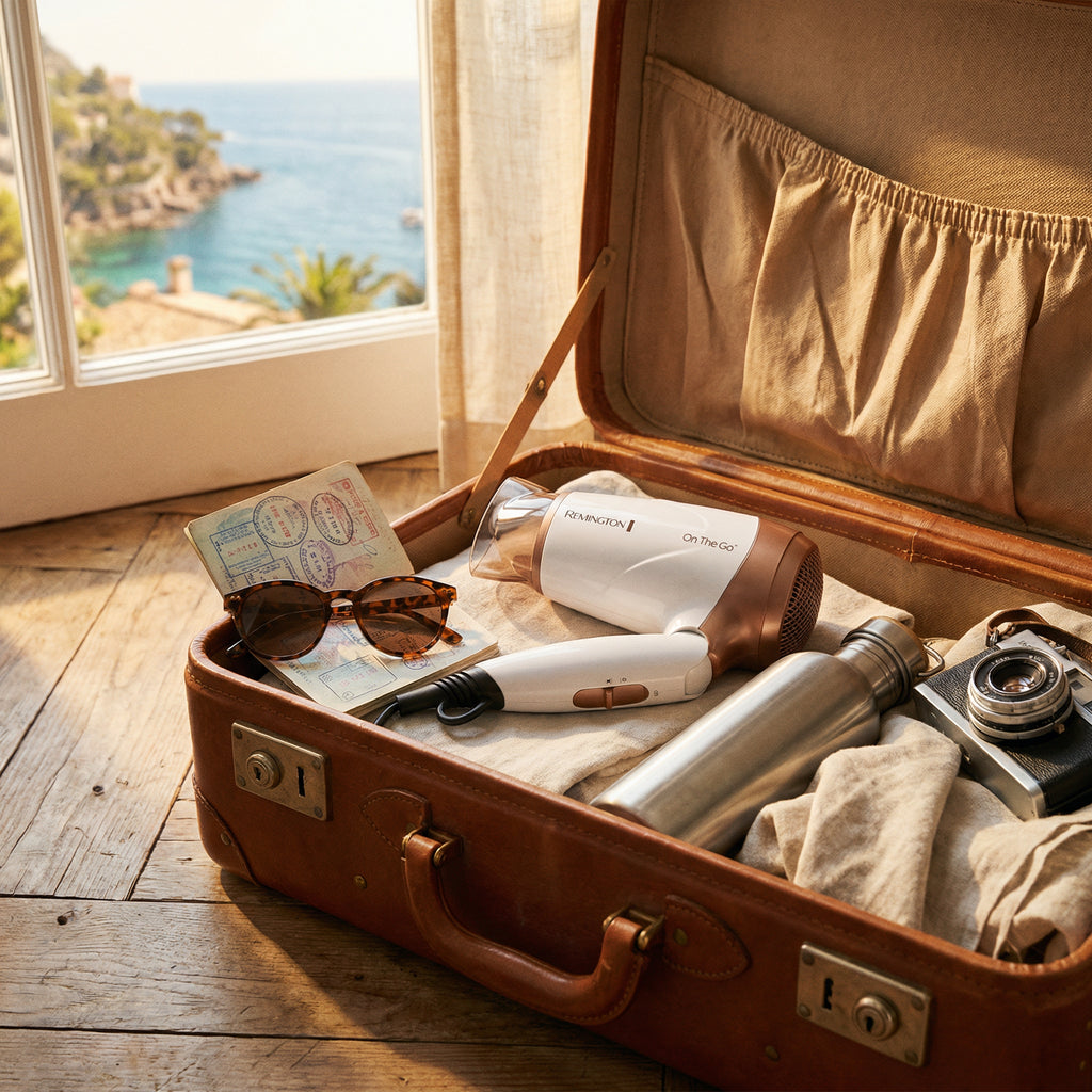 Secador de Viaje Plegable On The Go Remington