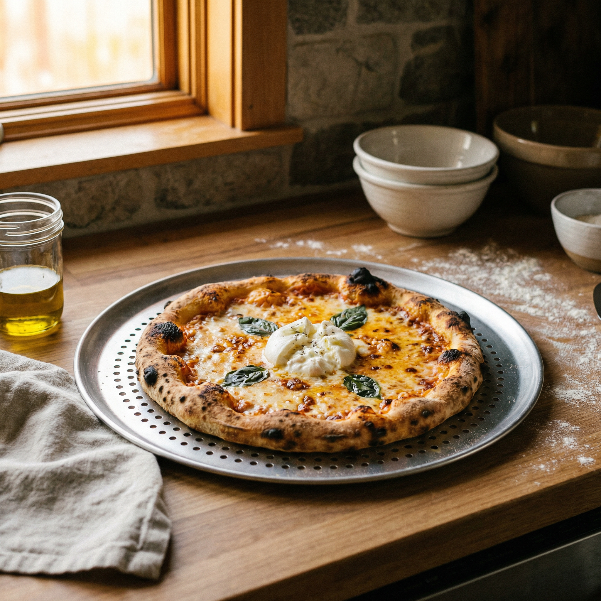 Bandeja para Pizza Perforada JEE Collection - 32,5cm Antiadherente