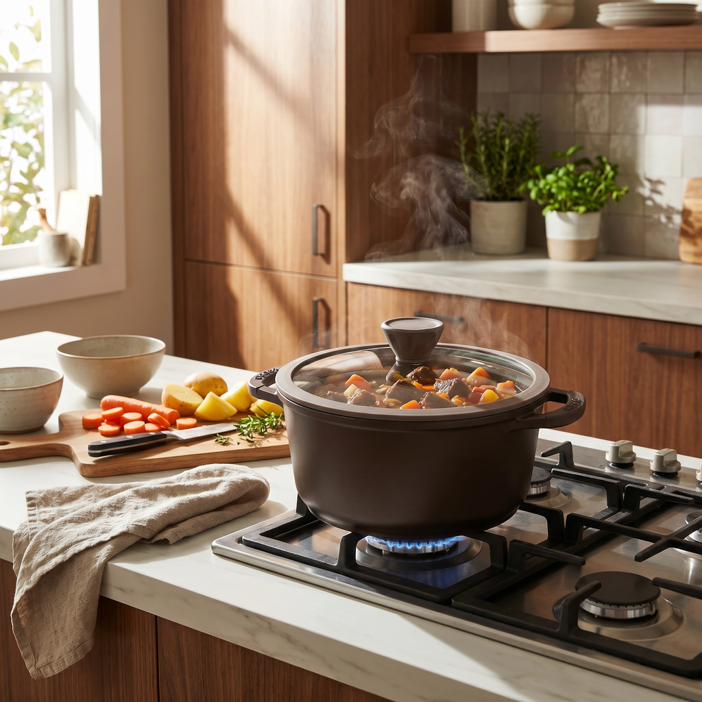 Olla Crofton Aluminio Fundido 20cm - Revestimiento Piedra