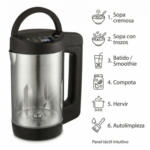 Preparador de Sopas Ambiano 1.6L - 1000W Acero Inoxidable