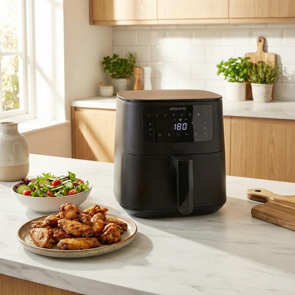 Freidora de Aire Digital 3,5L - 8 Programas Táctil | Ambiano