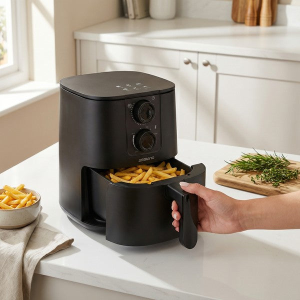 Mini Freidora de Aire Sin Aceite 1,9L 900W - Compacta | Ambiano