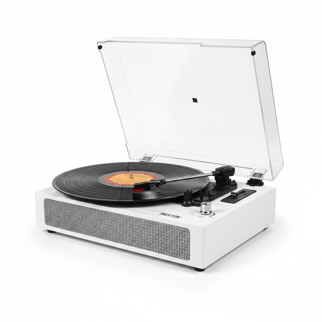 Tocadiscos Prixton Studio Deluxe | Bluetooth USB y Altavoz Integrado