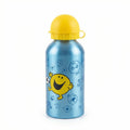 Botella Agua Infantil Aluminio Mr. Men Azul 400ml