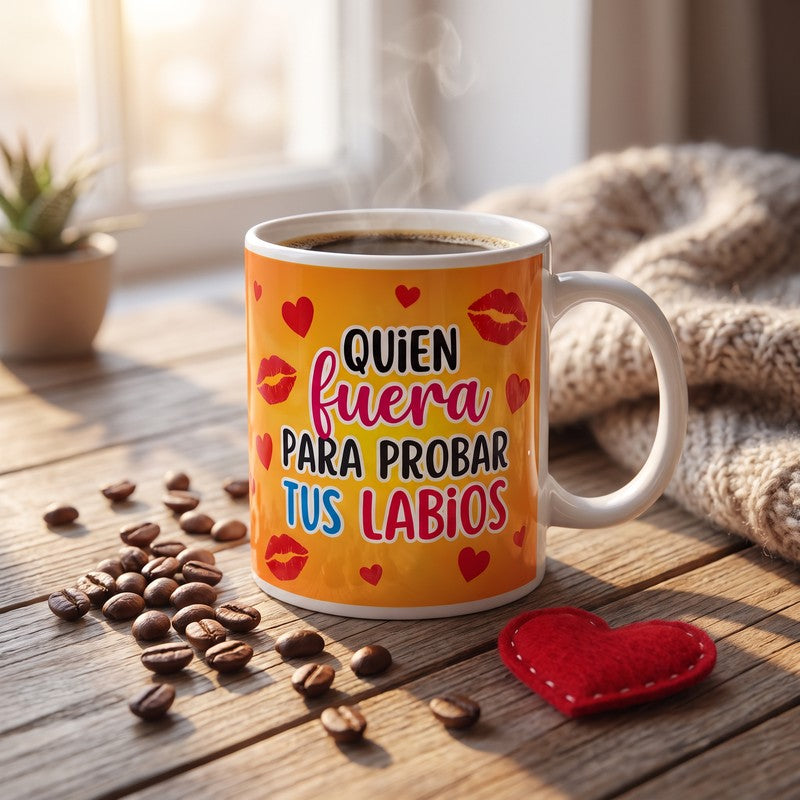 Taza Quién fuera tus labios lifestyle