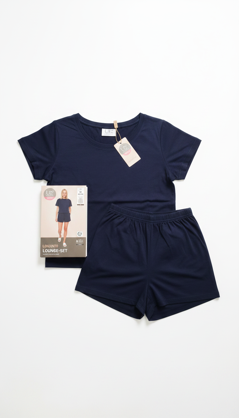 UP2 Fashion Conjunto Lounge Mujer Azul Marino