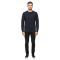 UP2 Fashion Jersey de Punto Grueso para Hombre Talla M Azul Marino