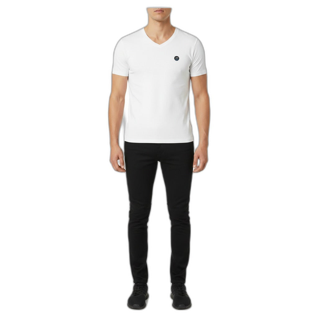 UP2 Fashion Camisetas de Hombre 2x Talla L Blancas y Negras