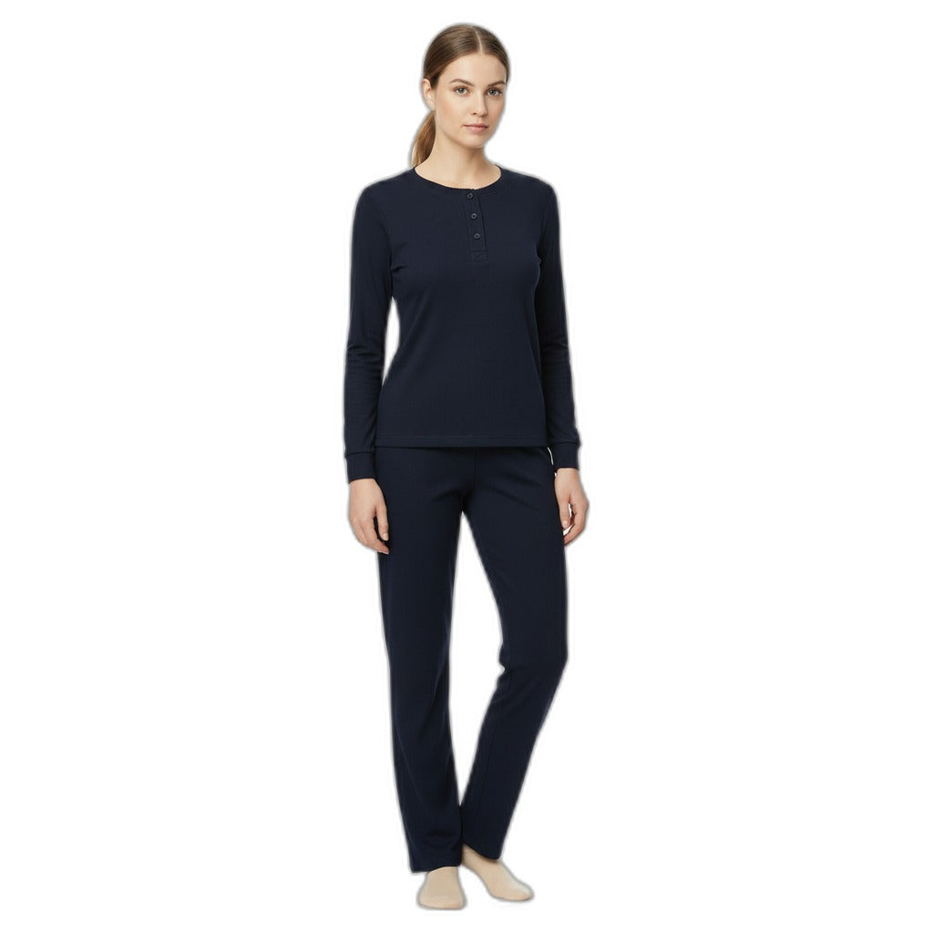 Pijama de Jersey Simple UP Fashion Talla M (48/50) Azul Marino