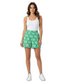 Shorts de Mujer UP2 Fashion Verde con Estampado Blanco