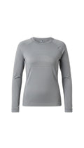 Camiseta térmica de esquí sin costuras CRANE gris