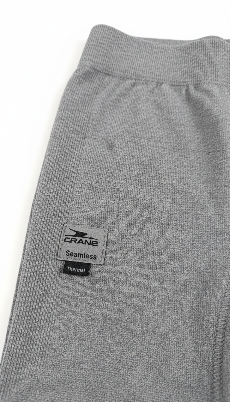 CRANE Mallas Térmicas de Esquí Seamless Gris