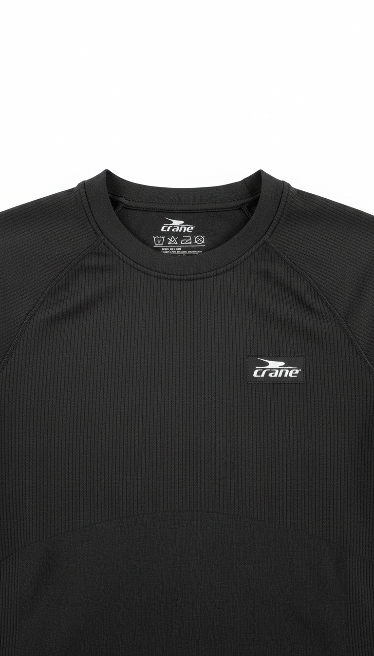 Crane Camiseta Interior Ciclismo Negra