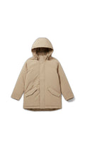 Parka de invierno para niños beige