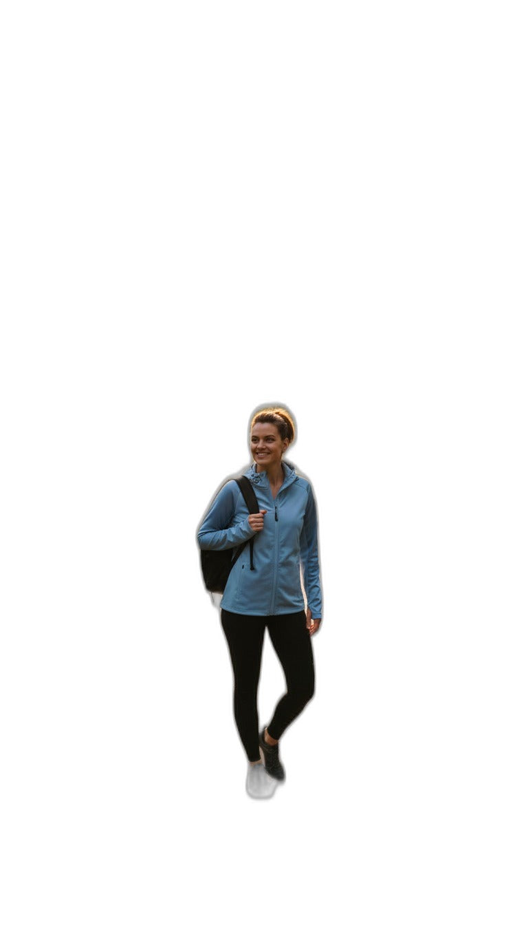 Chaqueta deportiva azul claro
