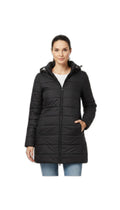 Chaqueta acolchada de mujer Regular Fit negra