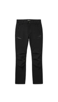 ADVENTURIDGE Pantalón de Trail Zippé Negro