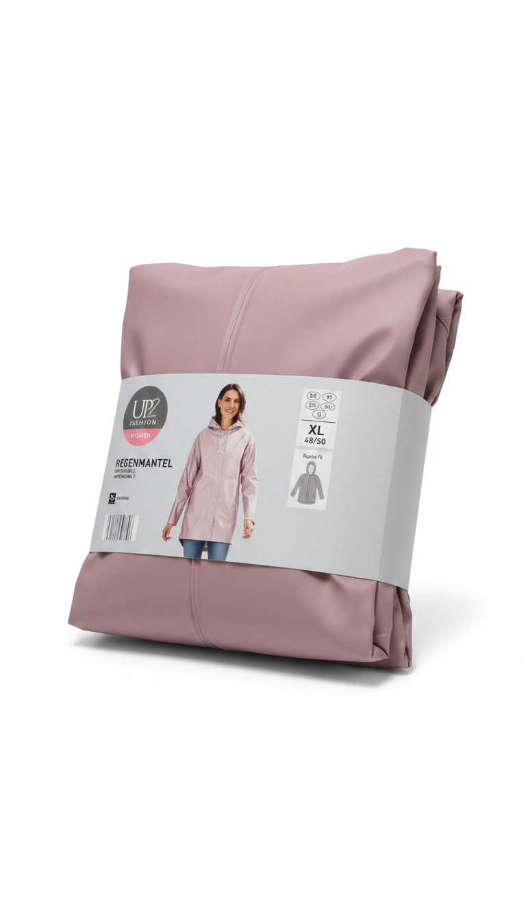 UP2 Fashion Chubasquero para mujer rosa