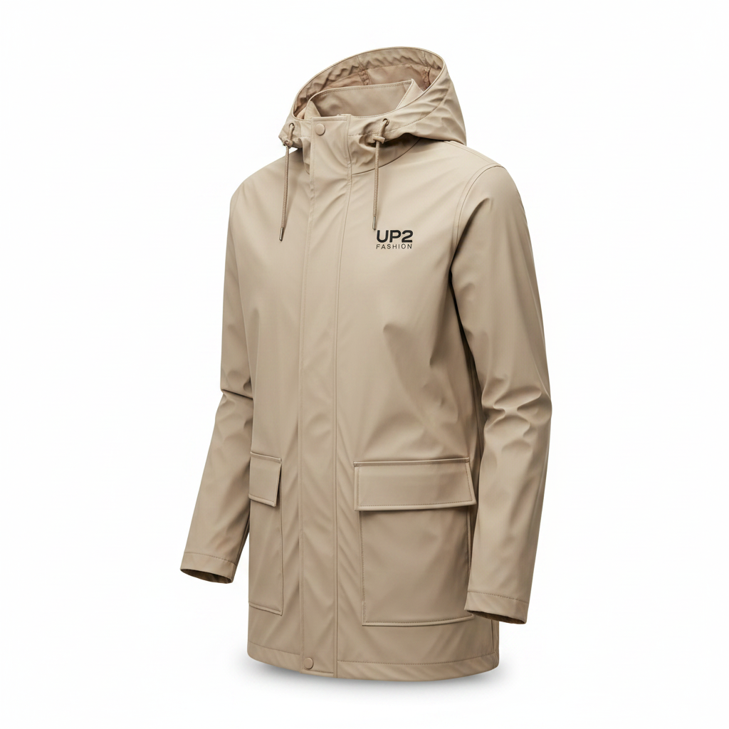 UP2 FASHION Chubasquero impermeable beige
