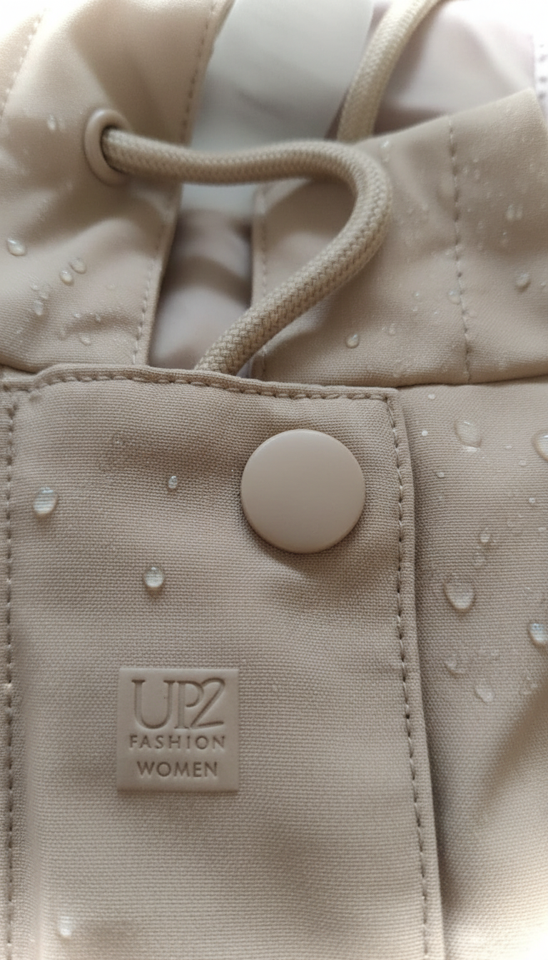 UP2 FASHION Chubasquero impermeable beige