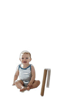 Lily & Dan pack de 2 bodys de bebé de rayas azules y blancas