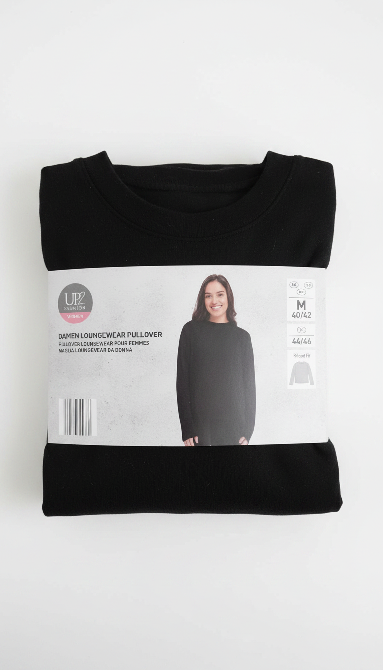 UP2 Fashion Jersey de Loungewear Negro