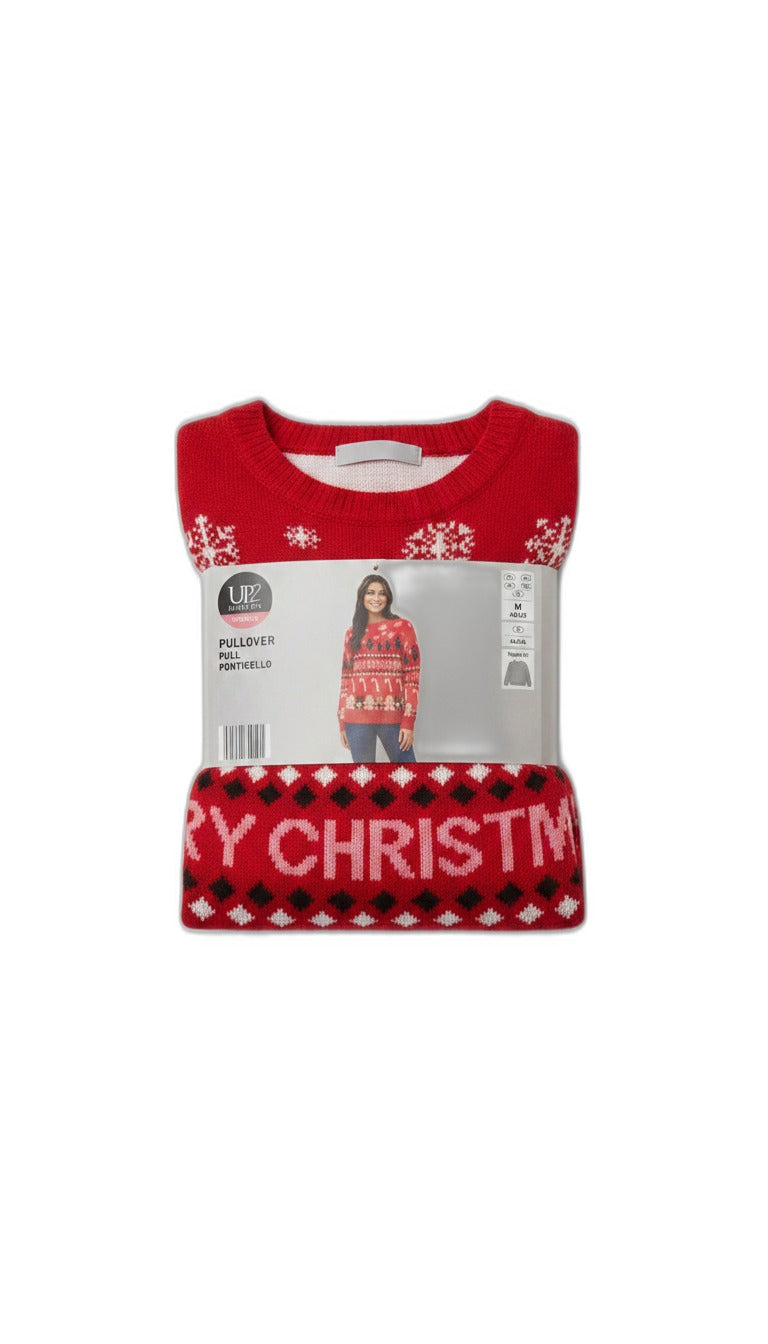 UP2 Fashion jersey navideño rojo