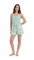 UP2 FASHION Pijama de verano para mujer verde menta